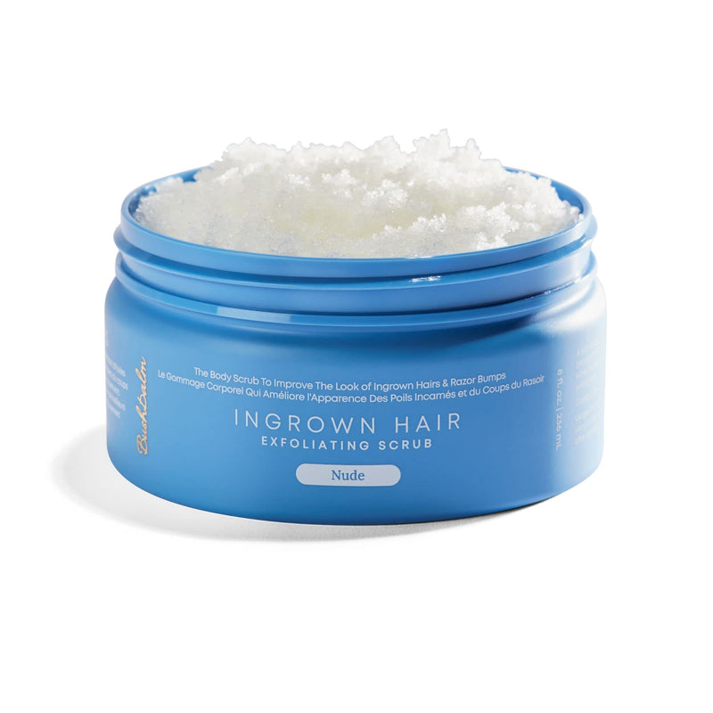 [Australia] - Bushbalm Ingrown Hair Exfoliating Scrub - Reduces Appearance of Ingrown Hairs and Underarm Bumps, Soothes Skin and Post Shave Redness - Nude, 236 ml Nude Scrub 