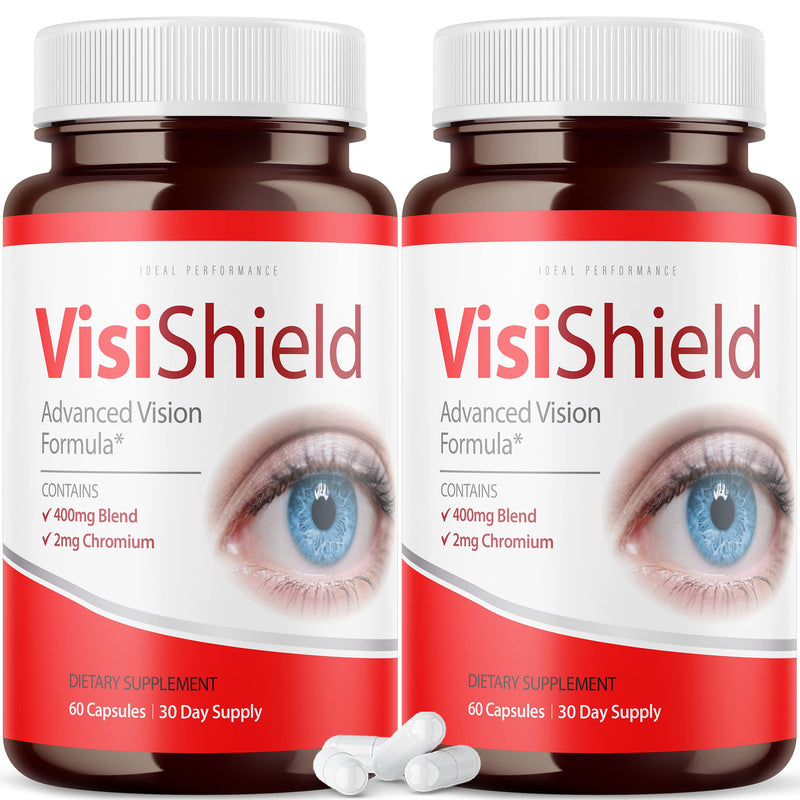 [Australia] - (2 Pack) Visishield Advanced Vision Formula for Eyes Supplement Pills Vitamins (120 Capsules) 