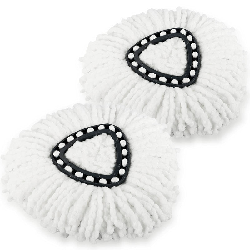 [Australia] - 2 Pack Spin Mop Refill Replacement Head Compatible with Ocedar EasyWring Spinning Mop - Microfiber Mop Replace Heads 2 