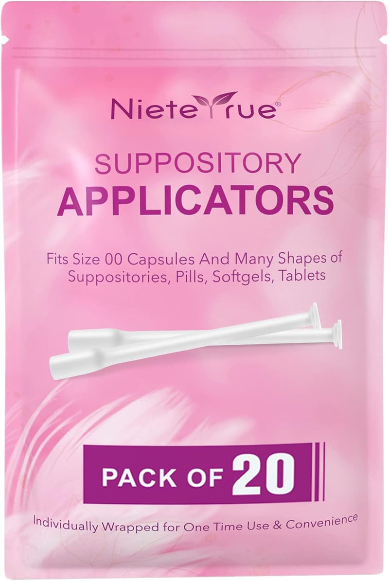 [Australia] - Peach Care Disposable Boric Bloom Vaginal Suppository Applicators - Individually Wrapped - Fits Most Pills, Tablets Suppositories for Ph Balance, Women Bacterial Vaginosis - Feminine Care, 15 Pack 15 Count (Pack of 1) 