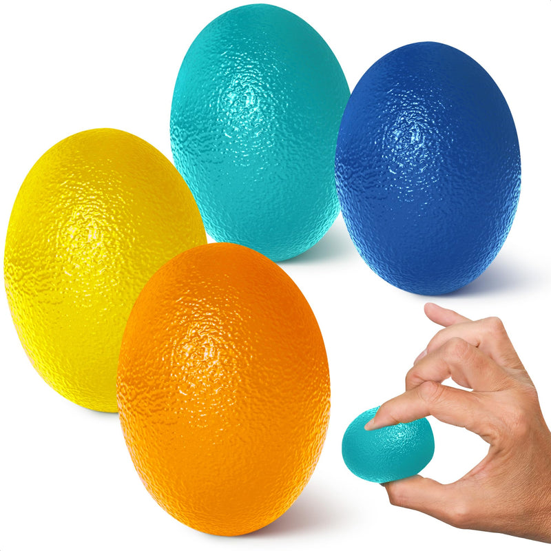 [Australia] - 4Pcs Squeeze Balls for Hand Therapy - Hand Exercise Balls for Arthritis Hand Therapy Balls for Arthritis Hand Squeeze Ball for Hand Therapy Stress Balls for Adults - Squeeze Ball for Hand Strength 