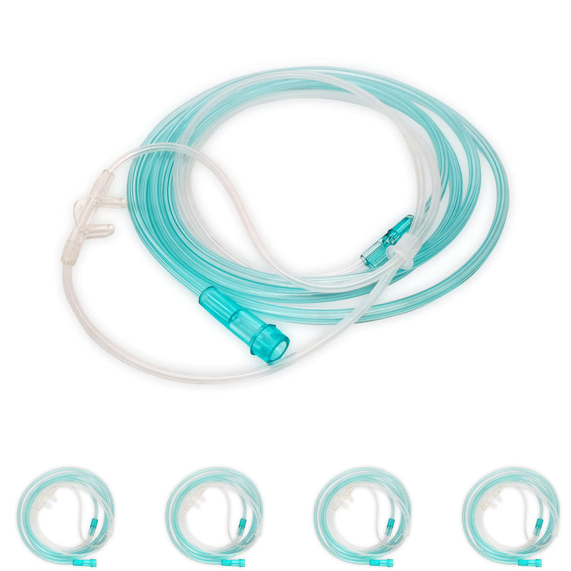 [Australia] - 4 Pack High-Flow Soft Nasal Oxygen Cannula, Universal Connector, Kink Resistant 