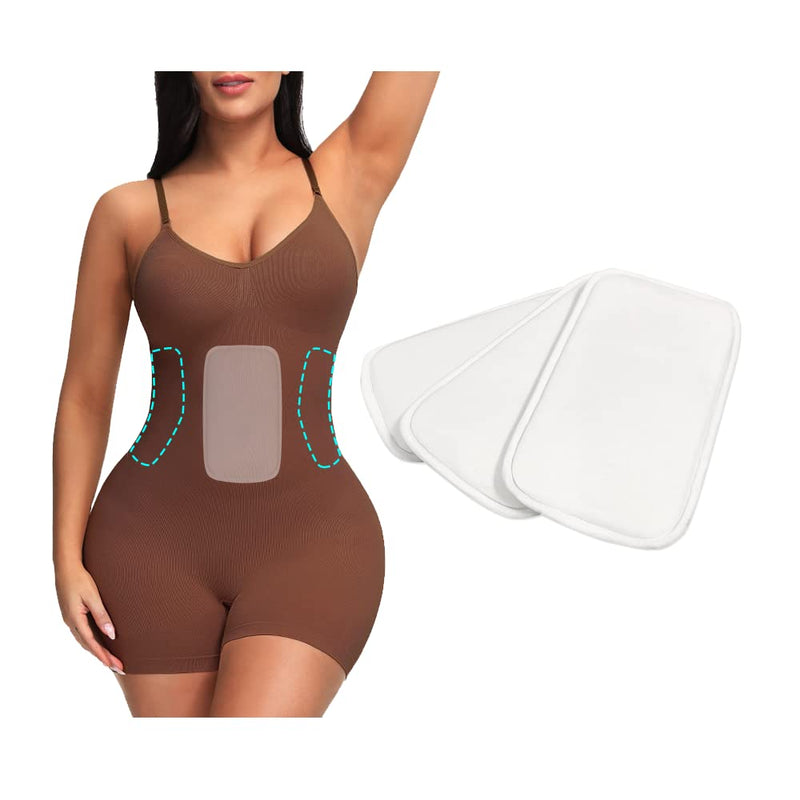 AOSSA Lipo Side Foam Boards for Lipo Curve Recovery, AB Board Post Surgery Liposuction, Abdominal Board After Tummy Tuck, Compression Flattening Lipo Foam Sheets (3 Pack) White