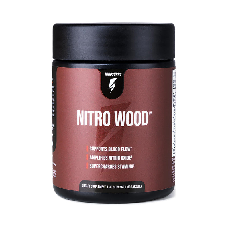 [Australia] - InnoSupps Nitro Wood - Supports Healthy Blood Flow | Nitric Oxide Supplement | Natural Immune Support | (60 Vegetarian Capsules) 