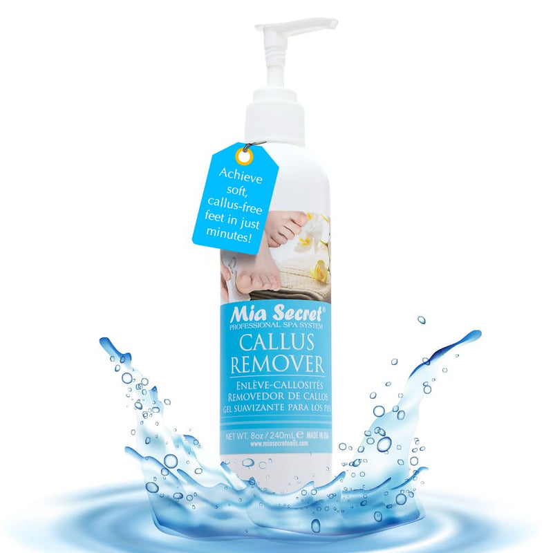 [Australia] - Mia Secret Professional Callus Remover Gel (8oz) - Salon-Grade Pedicure Experience, Extra Strength Formula for Soft, Smooth Feet - Revitalize Cracked and Dry Skin 1 Count (Pack of 1) 