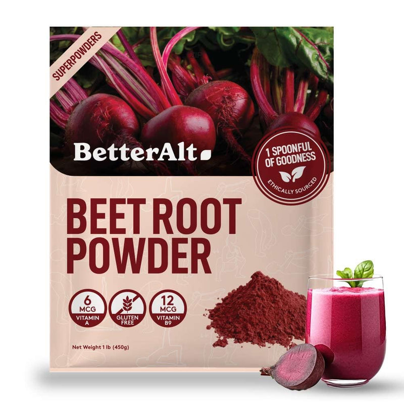 [Australia] - Beet Root Powder - 16oz, 100% Natural Nitric Oxide Booster, Beet Juice Powder, Superfood for Healthy Heart, Beets Powder Supplement, Beetroot Powder, 112 Servings,1lb 1 Pound (Pack of 1) 