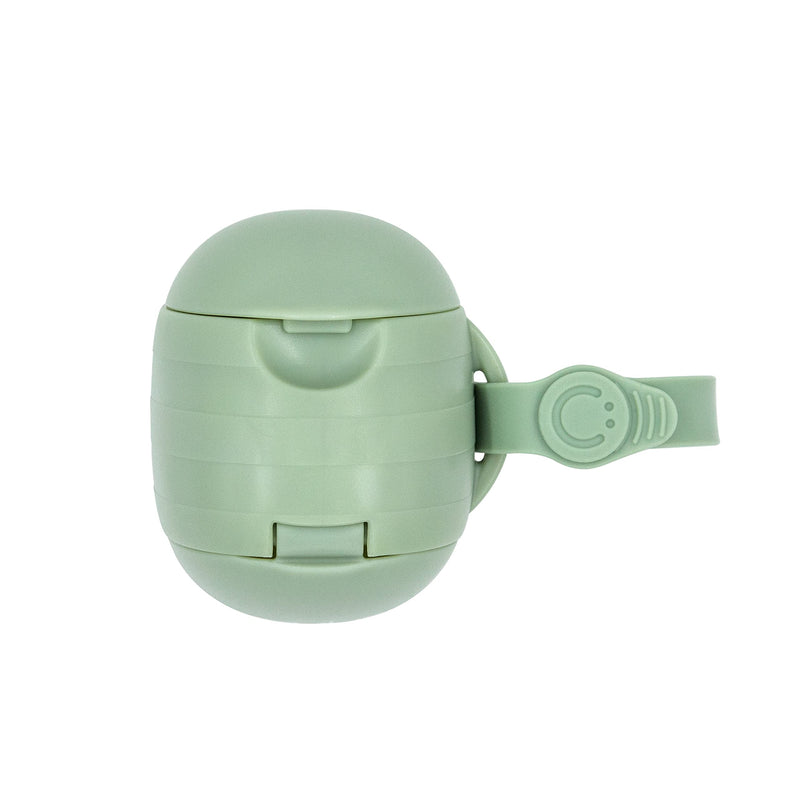 [Australia] - Ubbi On-The-Go Dual Pacifier Holder, Keep's Baby's Binkies Clean and Accessible, Portable for Travel, Diaper Bag Accessory Must Have for Newborns, Sage Green 