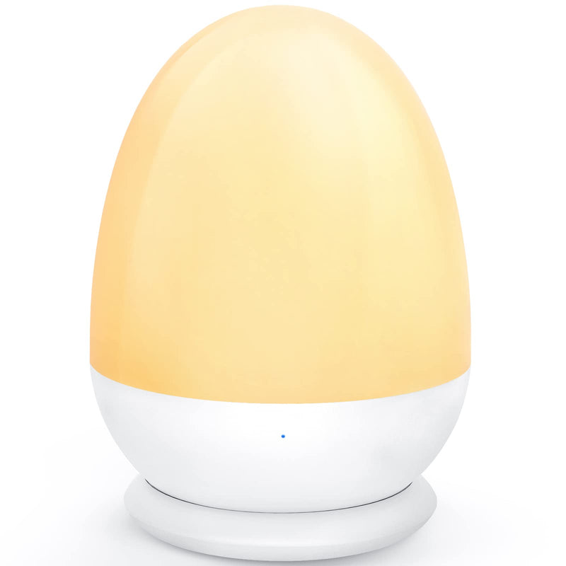 [Australia] - MediAcous Night Lights for Kids Room, Baby Night Light with Stable Charging Pad, Dimmable Kids Night Light with 1H Timer & Touch Control, ABS+PC LED Egg Lamps for Breastfeeding, Up to 200H 