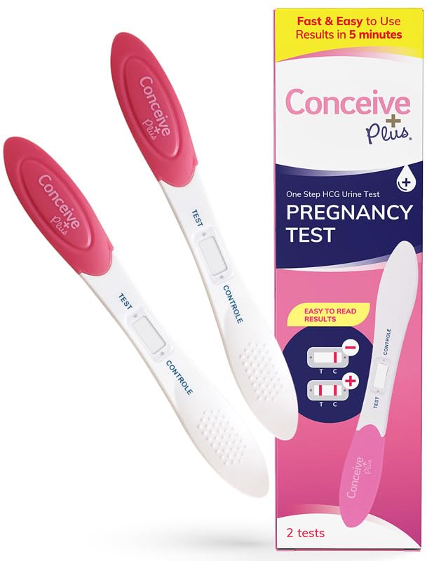 CONCEIVE PLUS Early Detection Midstream Pregnancy Test | HCG Test 10 MIU | Discreet Test | 6 Days Sooner - Highly Sensitive, Fast Results in 3 Minutes - 2 Pack