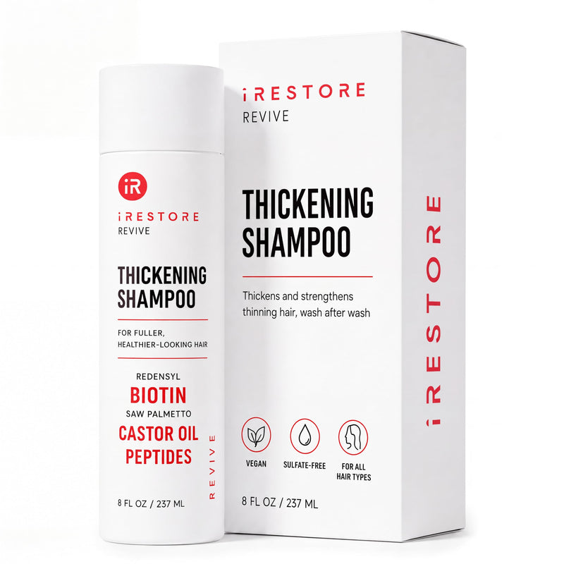 iRestore Anti Hair Loss and Thinning Shampoo - Biotin Formula for Hair Growth, Thickening and Volumizing for Men & Women Fresh 8 Fl Oz (Pack of 1)