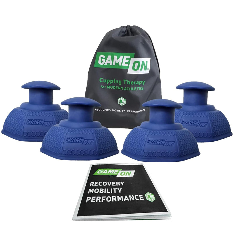 [Australia] - Cupping Therapy Set – Cupping Kit for Massage Therapy – Silicone Cups – Massage Cups – Smart Cupping for Fascia and Myofascial Release (Large, Blue) Large 
