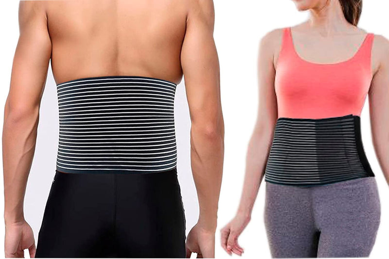 Lower Back Support Brace for Men and Women, Lumbar Pain Relief, Waist Trimmer Belt, Obesity Girdle for Liposuction, Postpartum Postnatal Recoery Support, Adjustable Waist Strap