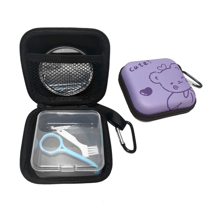 [Australia] - Retainer Case Travel Aligner Case Mouth Guard Box with Clip, Organizer Bag, Mirror and Removal Tool Set (Animal) Animal 