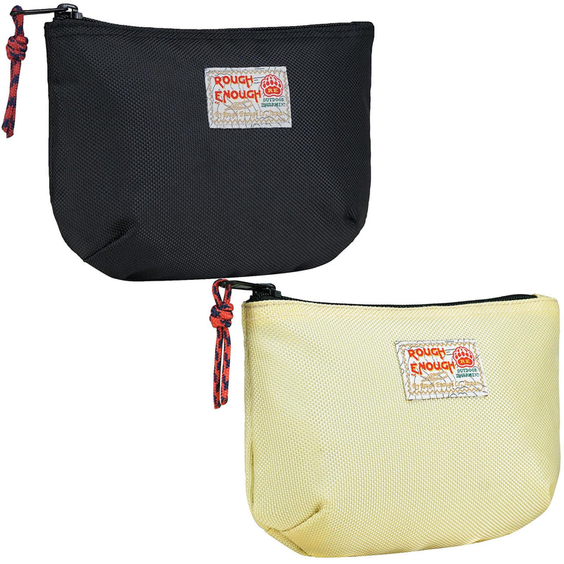 Rough Enough Travel Pouch Small Makeup Bag for Purse Cable Organizer Bundle Set