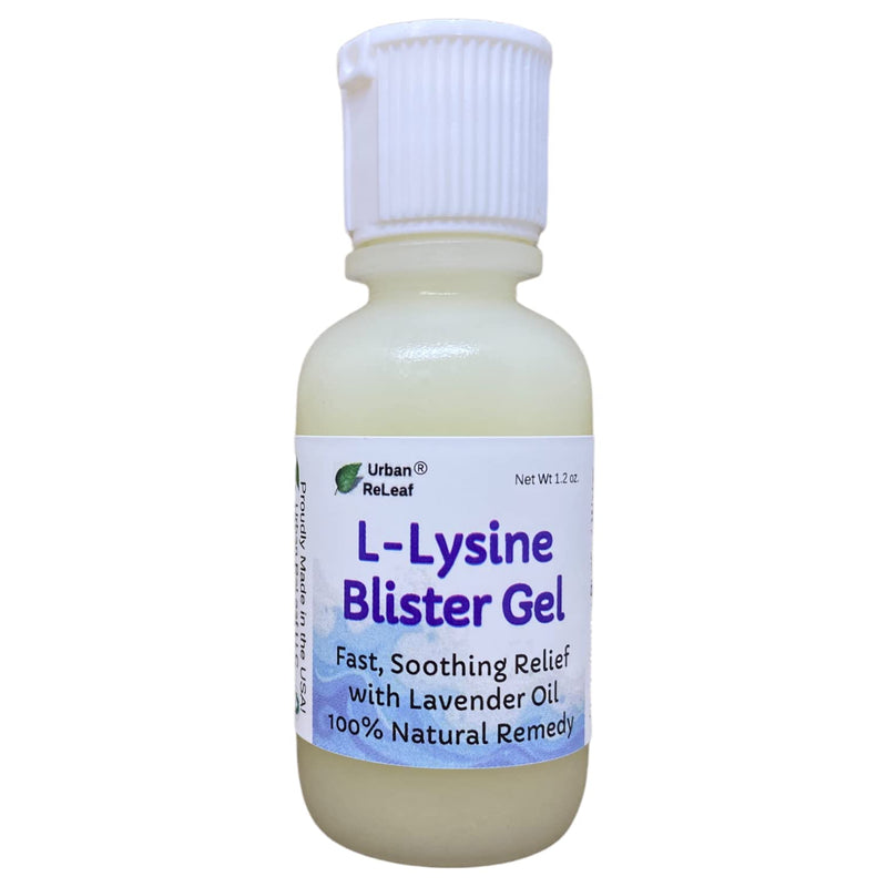[Australia] - Urban ReLeaf L-Lysine Blister Soothing Gel ! & Lavender Oil. Fast Relief, Spots, Rash, Red Bumps, Raw, Chapped Skin. Heal Delicate Tissue 100% Natural 