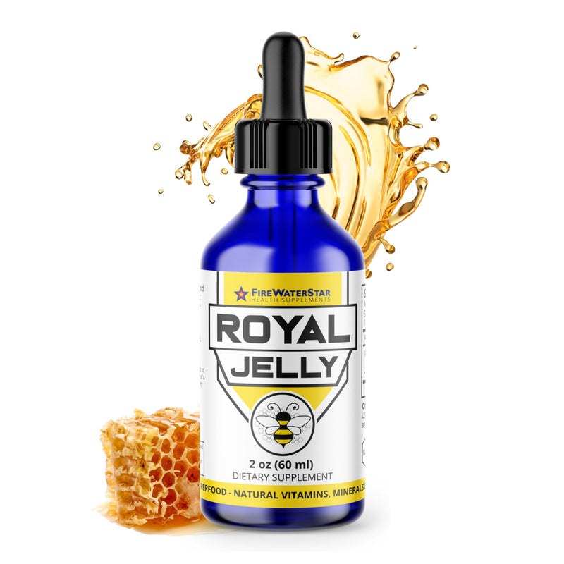 [Australia] - FWS Royal Jelly Bee Powered Superfood, Natural Vitamins, Minerals, Antioxidants, Organic, Food of The Emperors, Nutrient-Rich Supplement, Non-GMO, Supports Well-Being and Skin Health 