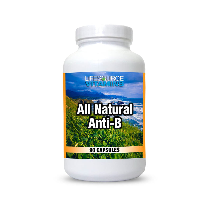 [Australia] - LifeSource Vitamins All Natural Anti-B for Immune Support, 14 All Natural Ingredient with Echinacea & Garlic Extract, 90 Immune Defense Capsules. 1 Count (Pack of 90) 