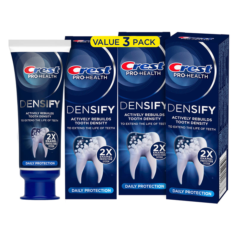 [Australia] - Crest Pro-Health Densify Toothpaste Daily Protection with Fluoride for Anticavity and Sensitive Teeth, 4.1oz (Pack of 3) 