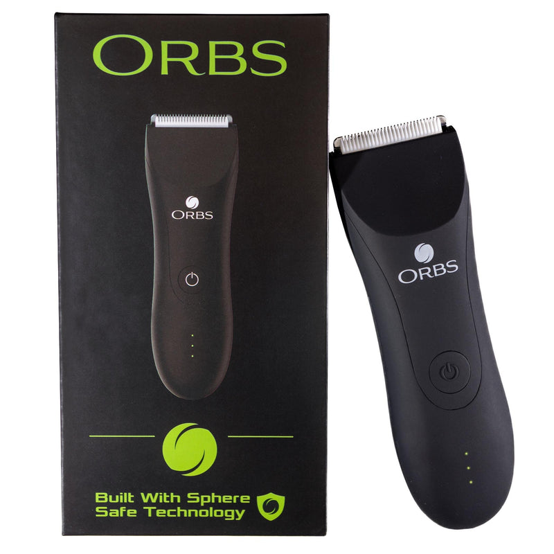 [Australia] - Orbs™ Electric Trimmer for Men, Premium Ball Trimmer/Shaver for Men, Waterproof Groin and Body Shaver Groomer, Replaceable Ceramic Blade Heads,100 Min Battery Life 
