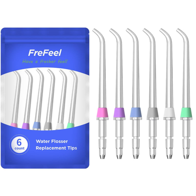 [Australia] - Replacement Heads for Waterpik, Replacement Picks for Water Pik Water Flosser (6 Classic Jet Tips) 6 Classic Jet Tips 