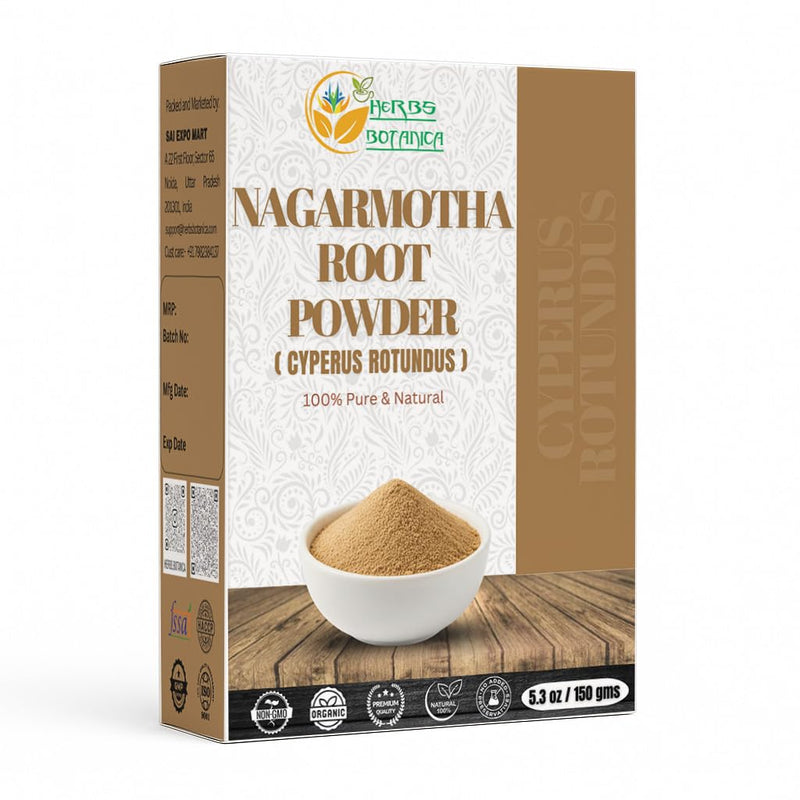 [Australia] - Organic Nagarmotha Powder Cyperus Rotundus Ayurvedic Formula for Digestion 100% Pure Premium Quality Herbal Supplement for Men and Women Promotes Healthy Hair Care 150 GMS / 5.3 oz Nagarmotha / Cyperus Scariosus Powder 