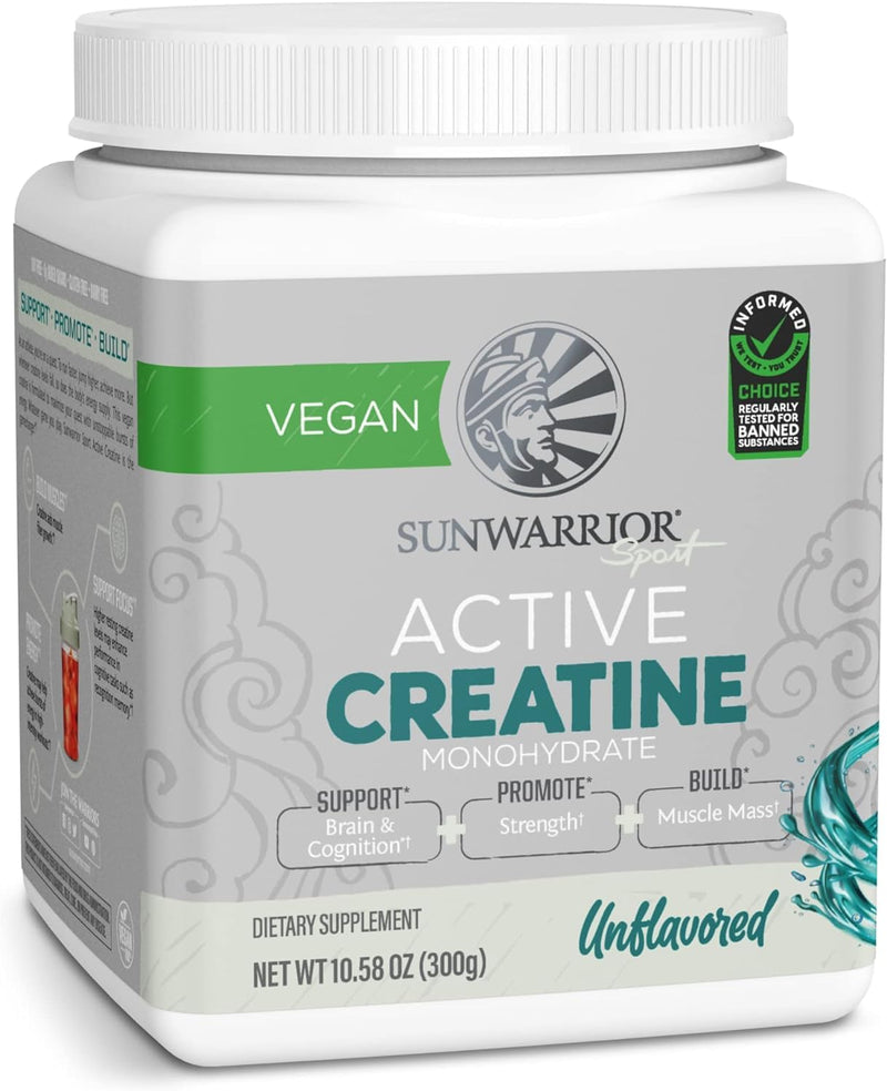 [Australia] - Creatine Monohydrate Powder Micronized PreWorkout Recovery Supplement | Support Muscle Building Strength Training Cognition | Vegan & Keto Friendly Easily Mixes (60 Serving) Unflavored Active Creatine 60 Servings (Pack of 1) 