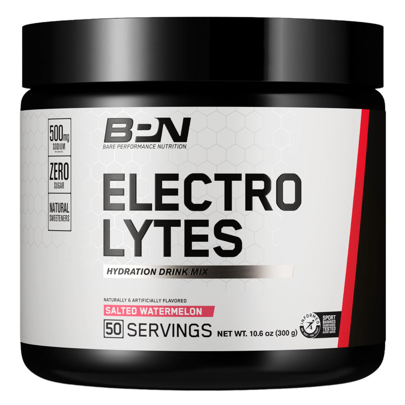 [Australia] - BARE PERFORMANCE NUTRITION, BPN Electrolytes Hydration Drink Mix, No Sugar, Keto, Salted Watermelon 