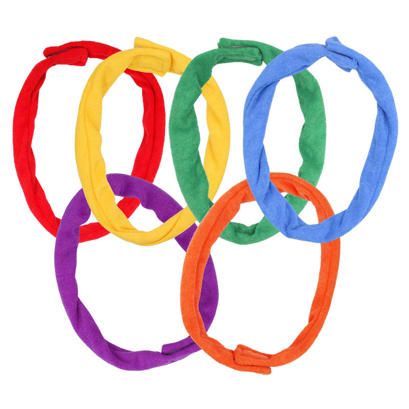[Australia] - Chew Necklaces for Sensory Kids, Cloth Fabric Necklace Oral Toys for Boys Girls Alternative to Chewing, Terry Absorbent Chewy Toy Autism for ADHD SPD Fidgeting 6 Pack 