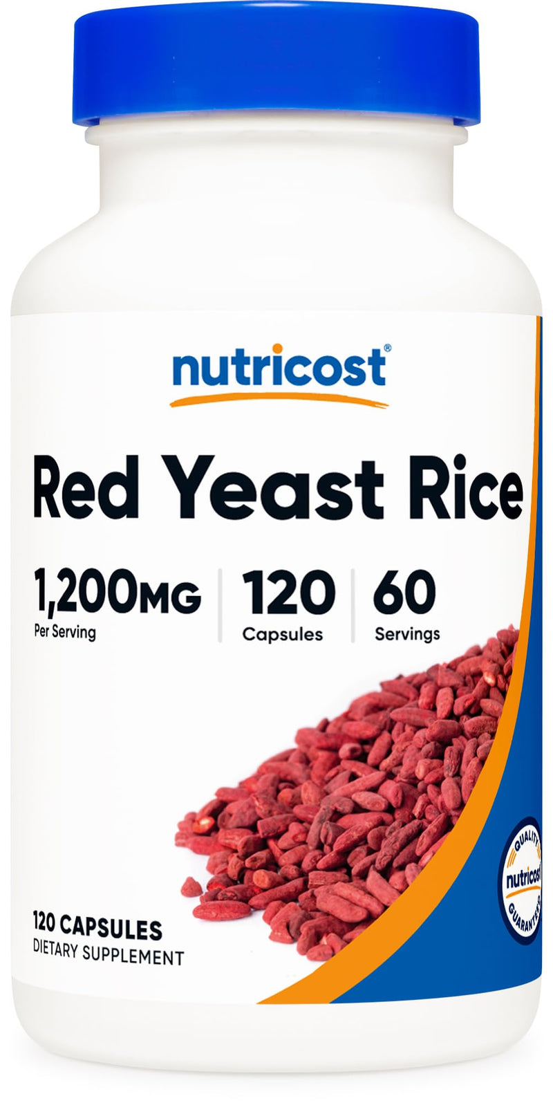 [Australia] - Nutricost Red Yeast Rice 1200mg, 120 Capsules - 60 Serv, Veggie Caps, Non-GMO, Gluten Free 