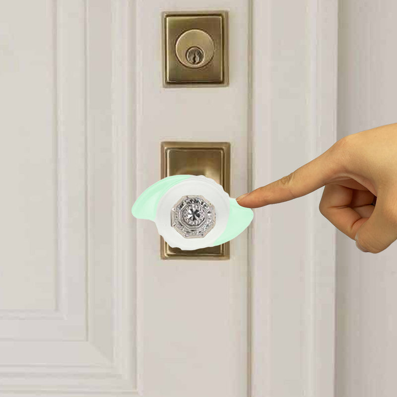 [Australia] - Silicone Doorknob Grips for Arthritis Elderly Disabled - Easy Open Door Living Aid, Fluorescent, 4PCS 