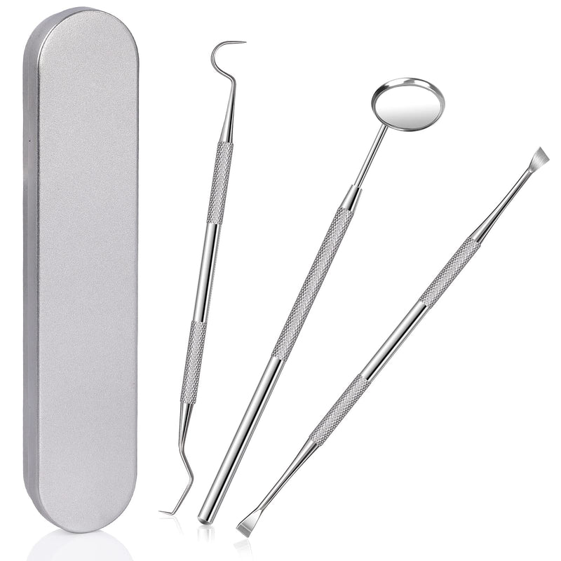 [Australia] - Dental Tools, Sopito 3PCS Teeth Cleaning Tools Stainless Steel Dental Scraper, Scaler Pick Plaque Remover Set… 3 