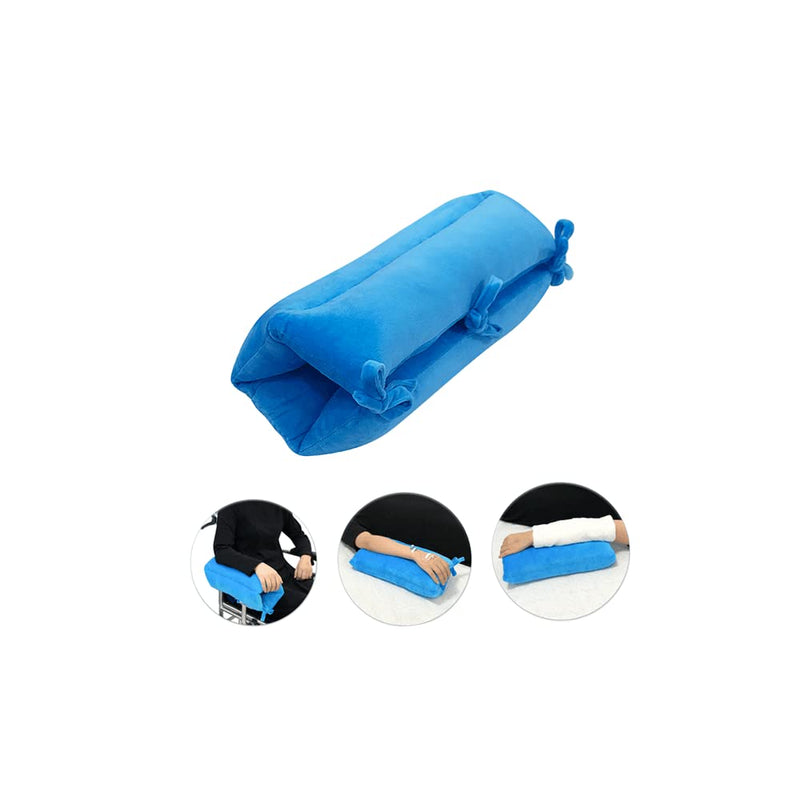 [Australia] - Arm Elevation Pillow for Adults After Surgery Wrist Elevating Arm Support Post Surgery for Swelling Broken Leg Shoulder Ankle Pillows Elbow Knee Sleeping Wedge Anti Pressure Arm Rest Pillow Blue 