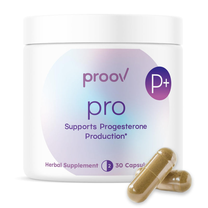 [Australia] - Proov - Pro - Promotes Progesterone Production - Hormone Balance for Women - Fertility & Menopause Support - Vitex, Ashwagandha, Maca - Herbal Supplement ‚Äì 30 Capsules - 2 Month Supply 