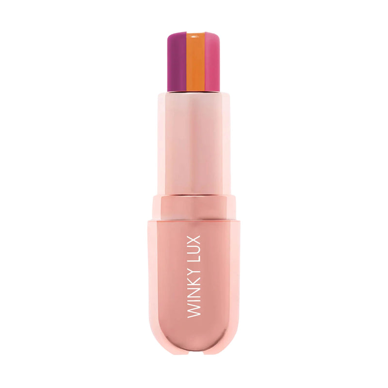 WINKY LUX Sorbet Tri-Color Tinted Lip Balm - Hydrating Pink Tint Sorbet - Light Pink