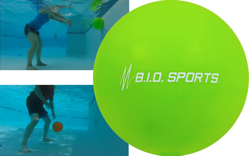 [Australia] - BIO Sports Water Resistance Ball for Low Impact Full Body Pool Workout - Alternative for Foam Dumbbells Green 