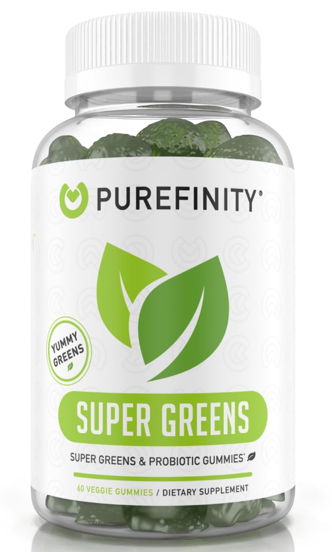 [Australia] - Spirulina Gummies – Your Daily Super Greens with Spinach, Broccoli, Alfalfa, Beet Root, Acai, The Perfect All-in-One Veggie Gummies – Non-GMO, Gluten Free – 60 Vegan Gummies 