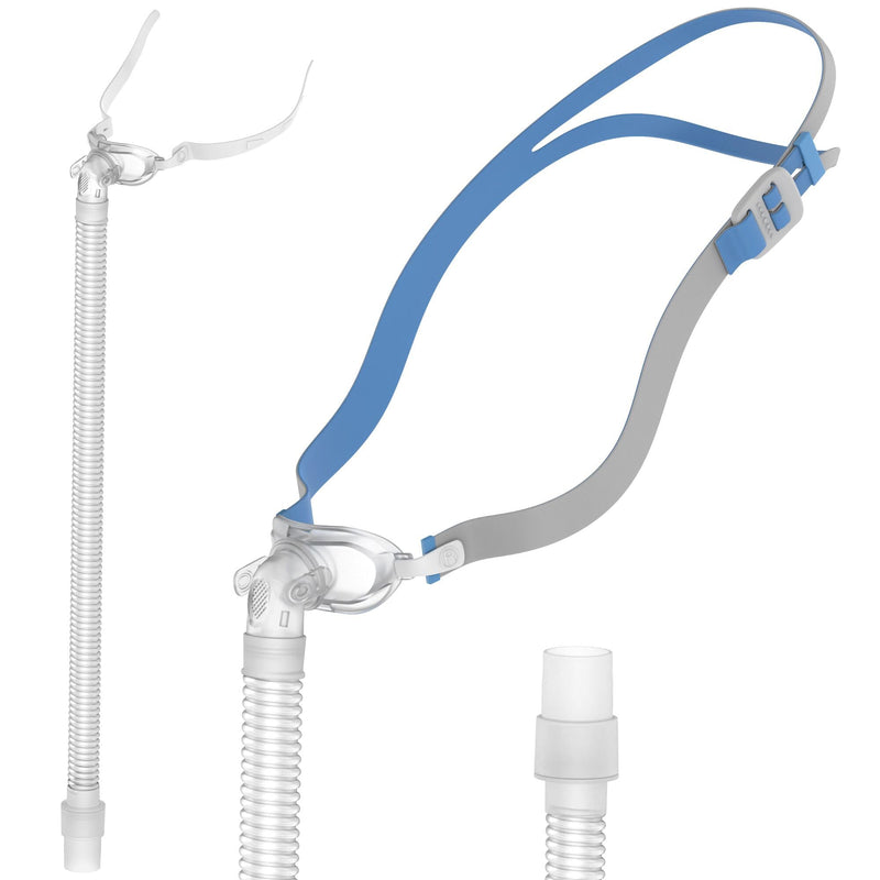 [Australia] - Replacement Set for P10 Series, Includes Headgear, Frame, Tube, Clips in One Pack, Snug Fit & Durable Replacement 