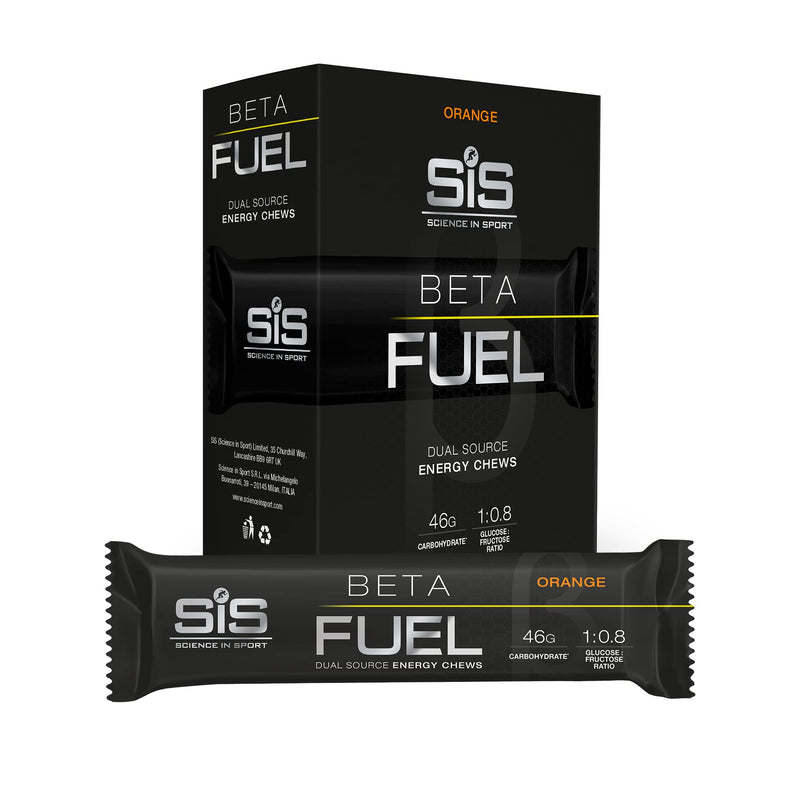 [Australia] - Science in Sport | Beta Fuel | Orange | Dual Source Energy Chews | 46g Carbohydrate| Scientifically Superior Fuel | Cycling, Running, Swimming & Endurance Sports | 6 x 60g Chews 