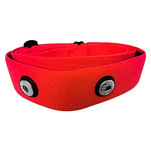 [Australia] - Heart Rate Monitor Chest Strap Compatible with MYZONE MZ-3 Replacement Strap Red Large 