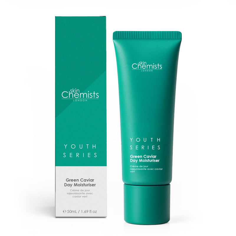 skinChemists Green Caviar Night Face Moisturizer | Overnight Repair Cream for Dull, Dry Skin | Helps Smooth, Hydrate & Restore Glow (Day Cream) Day Cream