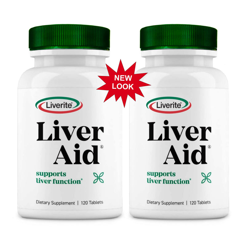 [Australia] - LIVERITE Liver Aid 2-Pack 120 Tablets (Total 240ct) Liver Support, Liver Cleanse, Liver Care, Liver Function, Energy. 