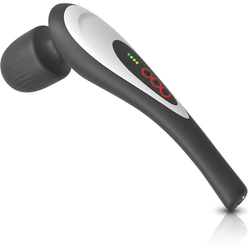 [Australia] - Rechargeable Personal Hand Held Deep Tissue Vibrating Massager for Muscles, Back, Foot, Neck -Cordless Electric Percussion Body Wand Massage Gift for Women her 