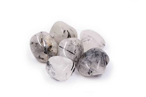 Tourmalinated Quartz Tumbled - Healing Stone - Crystal Healing 20-25mm 1