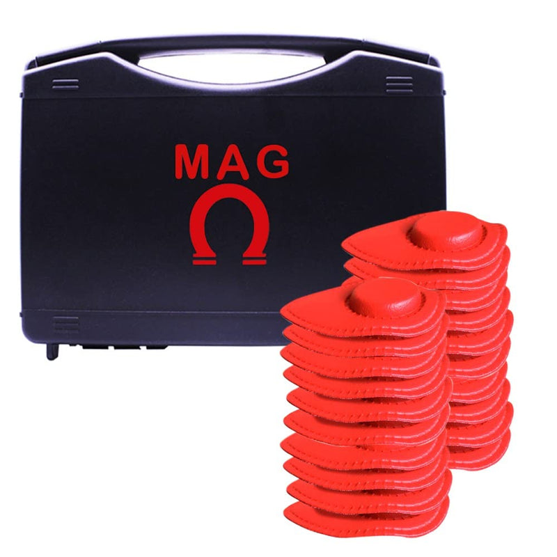[Australia] - MAG® 20‑Pack Ferrite Biomagnet Kit – 3000 Gauss – Dr. Goiz Therapy – Vinyl-Coated with Clear Polarity Markings 