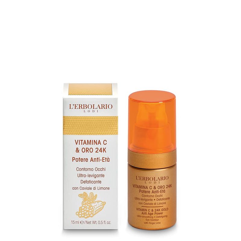 L'Erbolario Vitamin C & 24K Gold Anti-Ageing Eye Contour Cream
