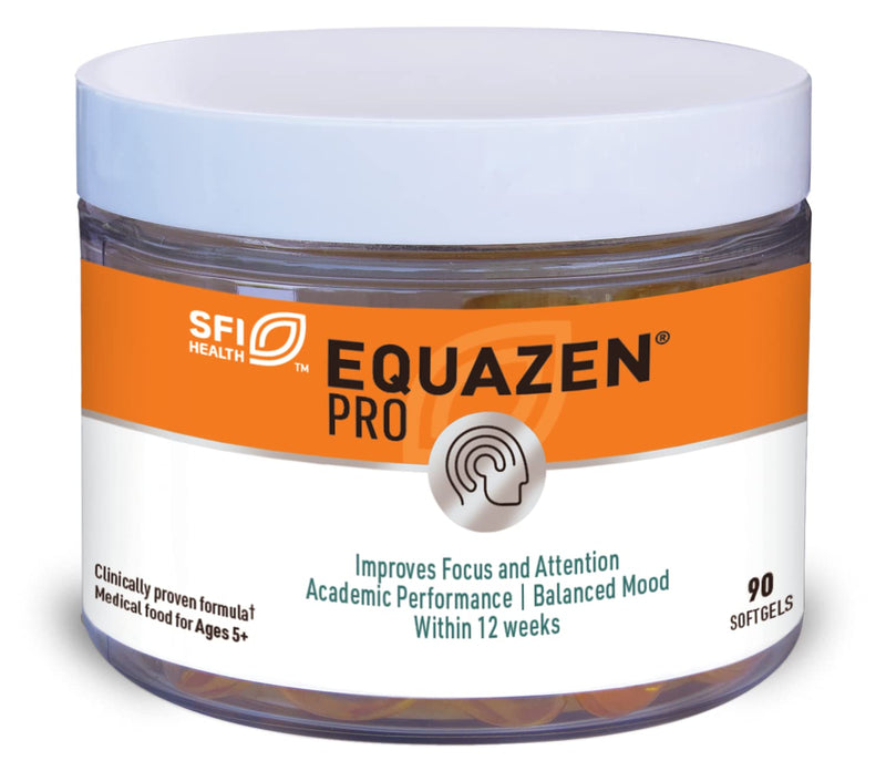 [Australia] - Equazen PRO Fish Oil for Kids - Clinically Tested to Improve Focus, Learning + Behavior in Children, Teens - DHA/EPA Omega-3 + Omega-6 Supplement for Brain Support* (90 Softgels / 30 Servings) 90 Count (Pack of 1) 