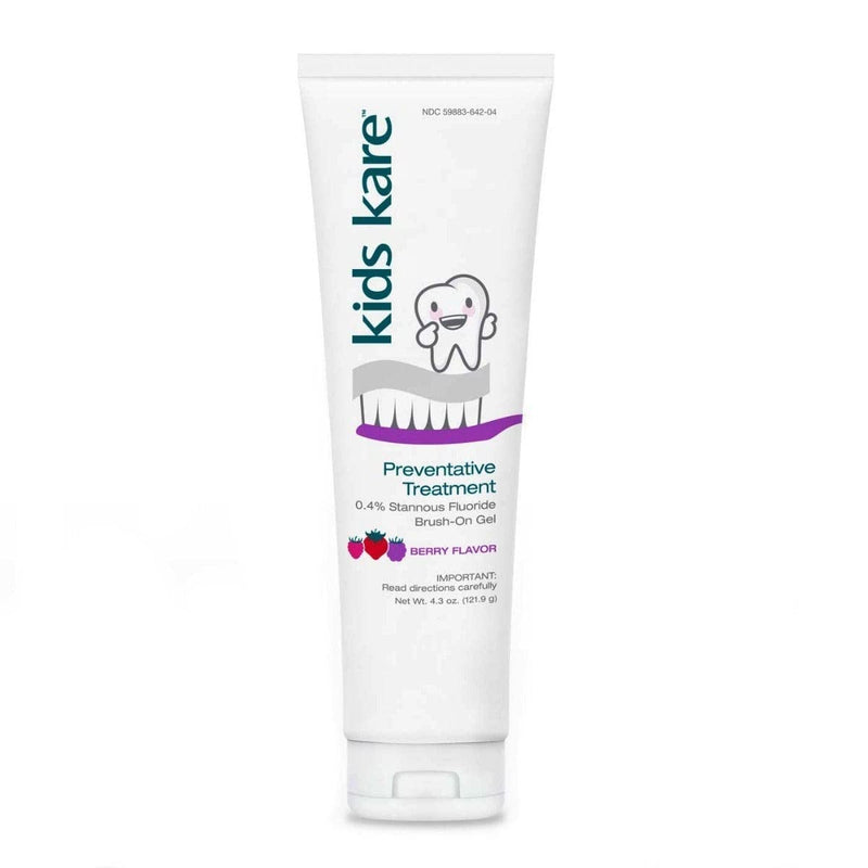 [Australia] - Kids Kare 0.4% Stannous Fluoride Brush-On Gel; Berry Flavor; 4.3 oz. - 1 Pack 4.3 Fl Oz (Pack of 1) 