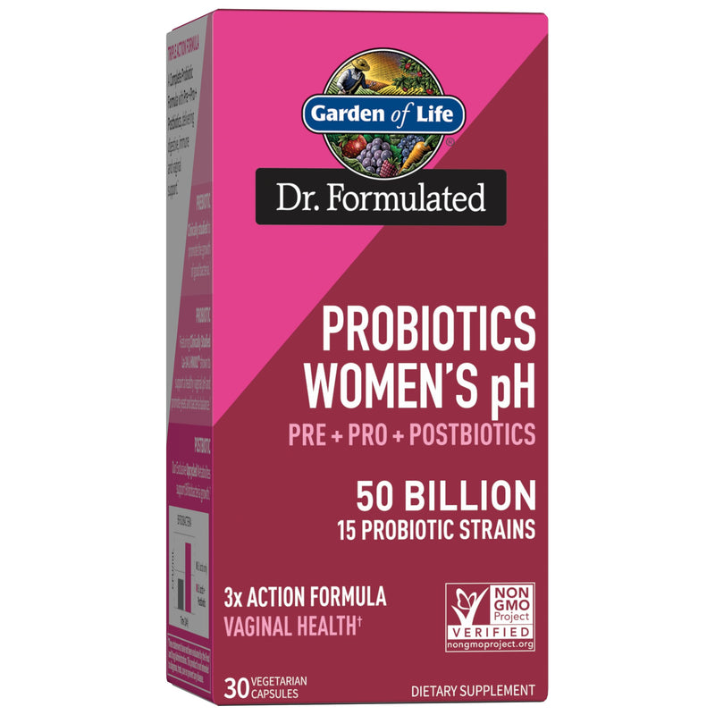 [Australia] - Garden of Life Dr Formulated Once Daily 3-in-1 Complete Prebiotics, Postbiotics & Probiotics for Women, PRE + PRO + POSTBIOTIC Supplement for Women‚Äôs Digestive, Immune & Vaginal Health, 30 Day Supply Unflavored 30 Count (Pack of 1) 