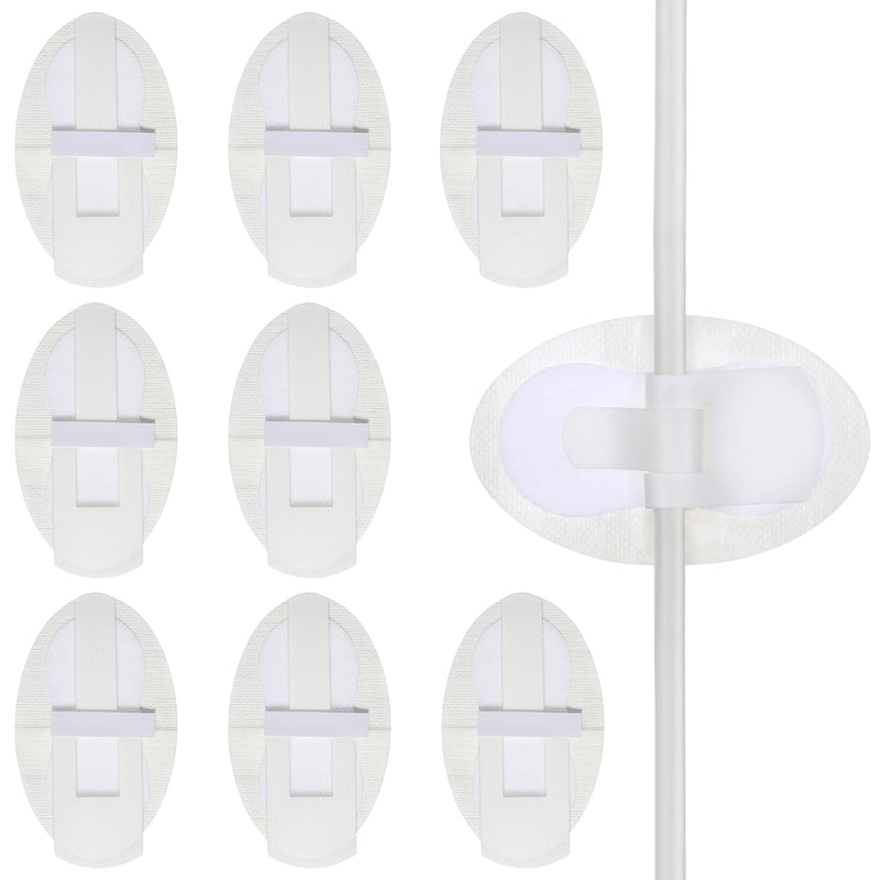 [Australia] - EXCEART 20Pcs Catheter Stabilization Device Legband Holder Sticker Catheter Tube Holder Perspiration Holes Legband Holder Urine Bag Holder Care 