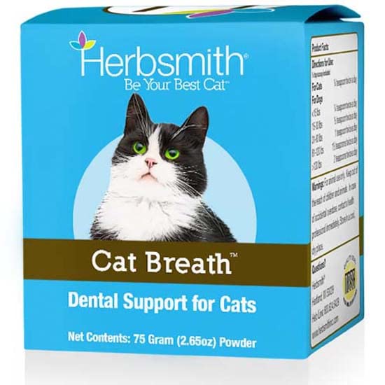 Herbsmith Cat Breath - Dental Support for Cats - 75g - PawsPlanet Australia